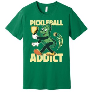 Funny Pickleball Addict Premium T-Shirt