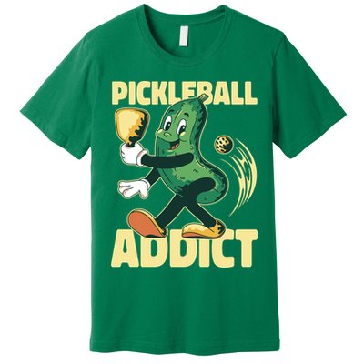 Funny Pickleball Addict Premium T-Shirt