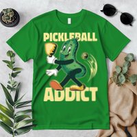 Funny Pickleball Addict Premium T-Shirt