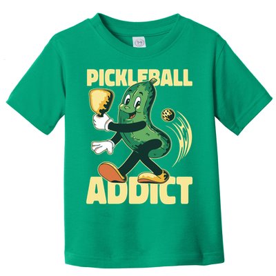 Funny Pickleball Addict Toddler T-Shirt