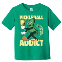 Funny Pickleball Addict Toddler T-Shirt