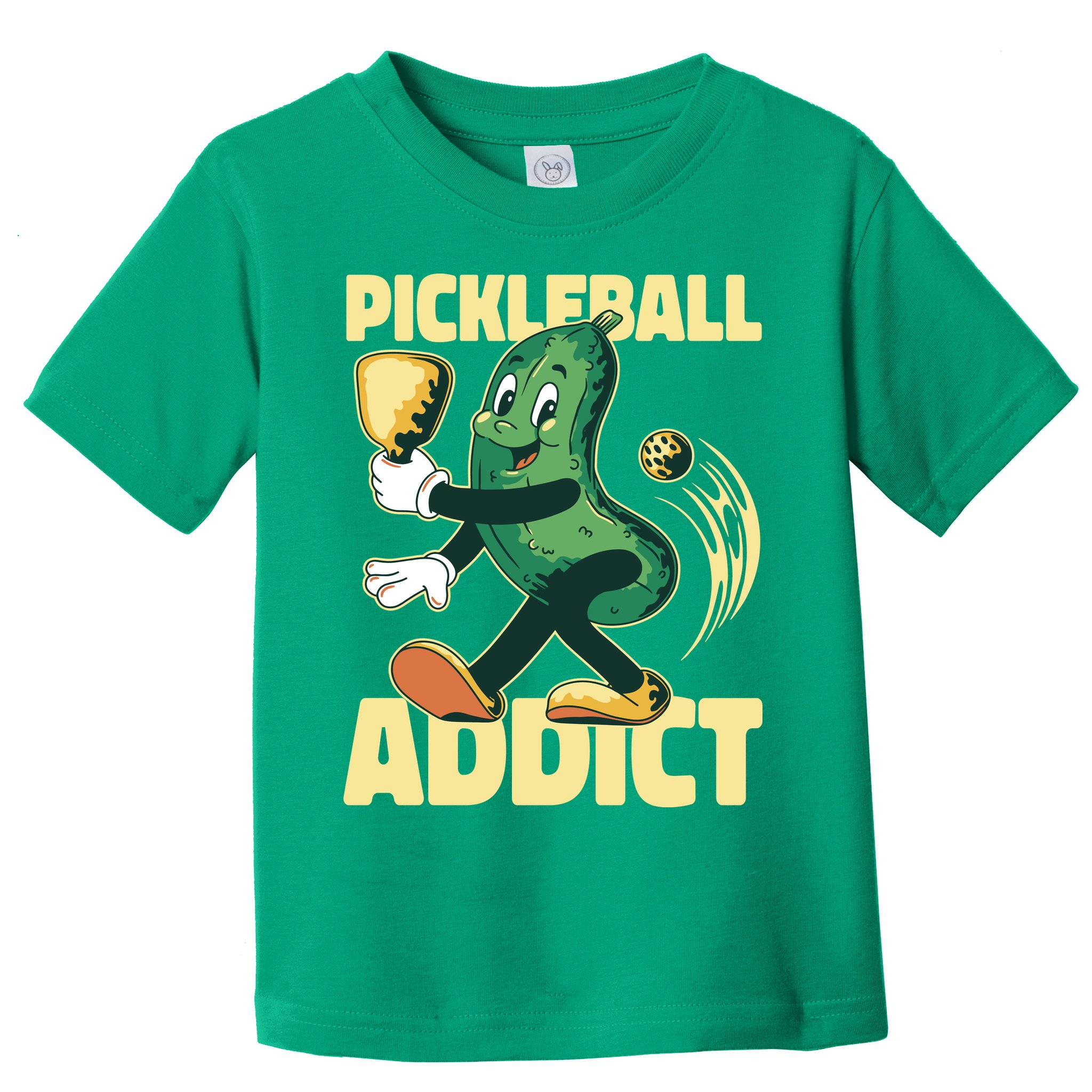 Funny Pickleball Addict Toddler T-Shirt