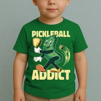 Funny Pickleball Addict Toddler T-Shirt