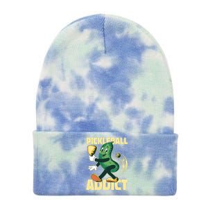 Funny Pickleball Addict Tie Dye 12in Knit Beanie