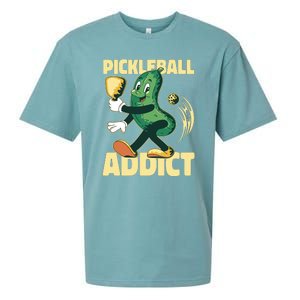 Funny Pickleball Addict Sueded Cloud Jersey T-Shirt