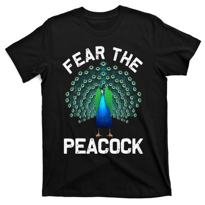 Funny Peacock Art For  Colorful Peacock Bird Lover T-Shirt