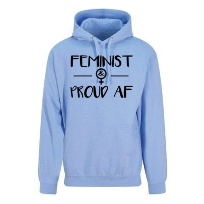 Feminist Proud Af Rights Cute Gift Feminism Gift Unisex Surf Hoodie