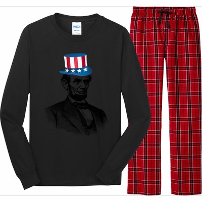 Funny President Abraham Lincoln's Birthday Funny Gift Long Sleeve Pajama Set