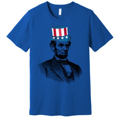 Funny President Abraham Lincoln's Birthday Funny Gift Premium T-Shirt