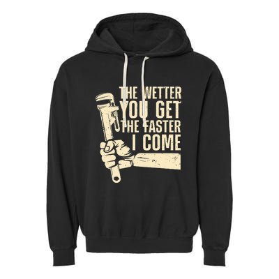 Funny Plumber Art For  Steamfitter Plumbing Lovers Garment-Dyed Fleece Hoodie