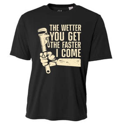 Funny Plumber Art For  Steamfitter Plumbing Lovers Cooling Performance Crew T-Shirt