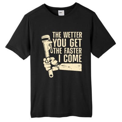 Funny Plumber Art For  Steamfitter Plumbing Lovers Tall Fusion ChromaSoft Performance T-Shirt