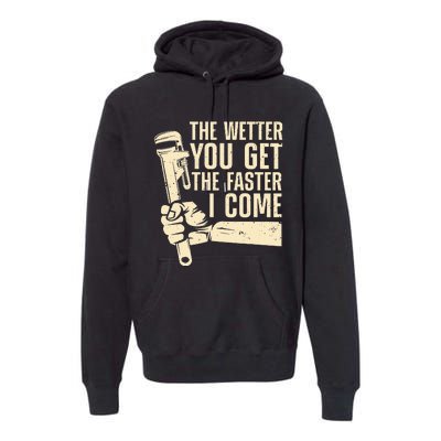 Funny Plumber Art For  Steamfitter Plumbing Lovers Premium Hoodie