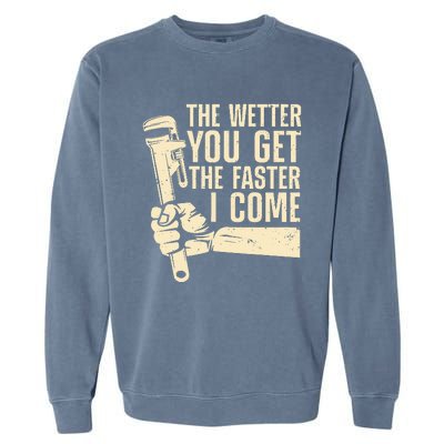 Funny Plumber Art For  Steamfitter Plumbing Lovers Garment-Dyed Sweatshirt