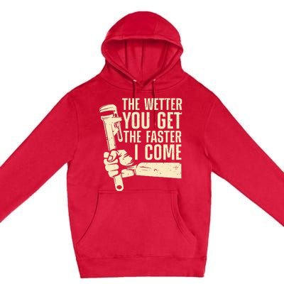 Funny Plumber Art For  Steamfitter Plumbing Lovers Premium Pullover Hoodie