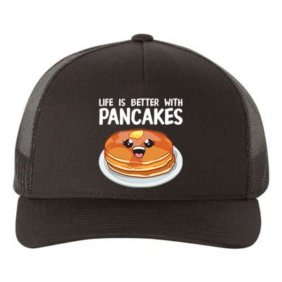 Funny Pancakes Art Brunch Breakfast Pancake Maker Yupoong Adult 5-Panel Trucker Hat