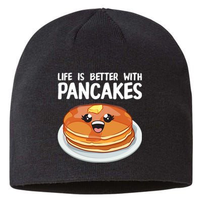 Funny Pancakes Art Brunch Breakfast Pancake Maker Sustainable Beanie