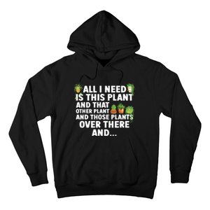 Funny Plant Art For Women Gardening Garden Plant Lovers Hoodie