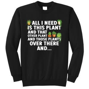 Funny Plant Art For Women Gardening Garden Plant Lovers Sweatshirt