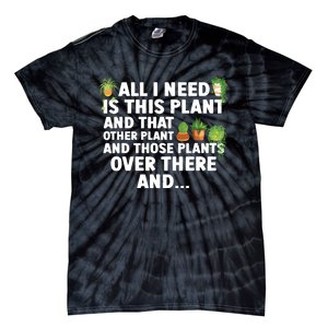 Funny Plant Art For Women Gardening Garden Plant Lovers Tie-Dye T-Shirt