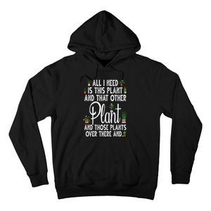 Funny Plant Art For Gardening Plant Lover Gardener Hoodie