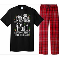 Funny Plant Art For Gardening Plant Lover Gardener Pajama Set