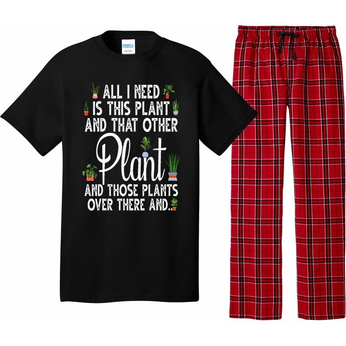 Funny Plant Art For Gardening Plant Lover Gardener Pajama Set