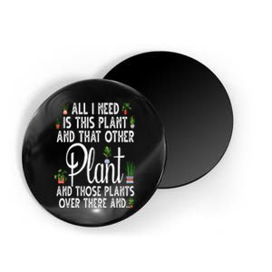 Funny Plant Art For Gardening Plant Lover Gardener Magnet