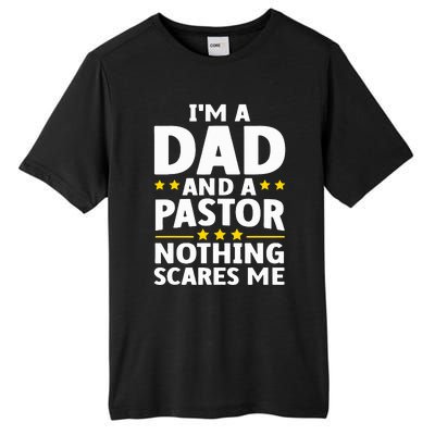 Funny Pastor Appreciation Art For Dad Preacher Christian Tall Fusion ChromaSoft Performance T-Shirt