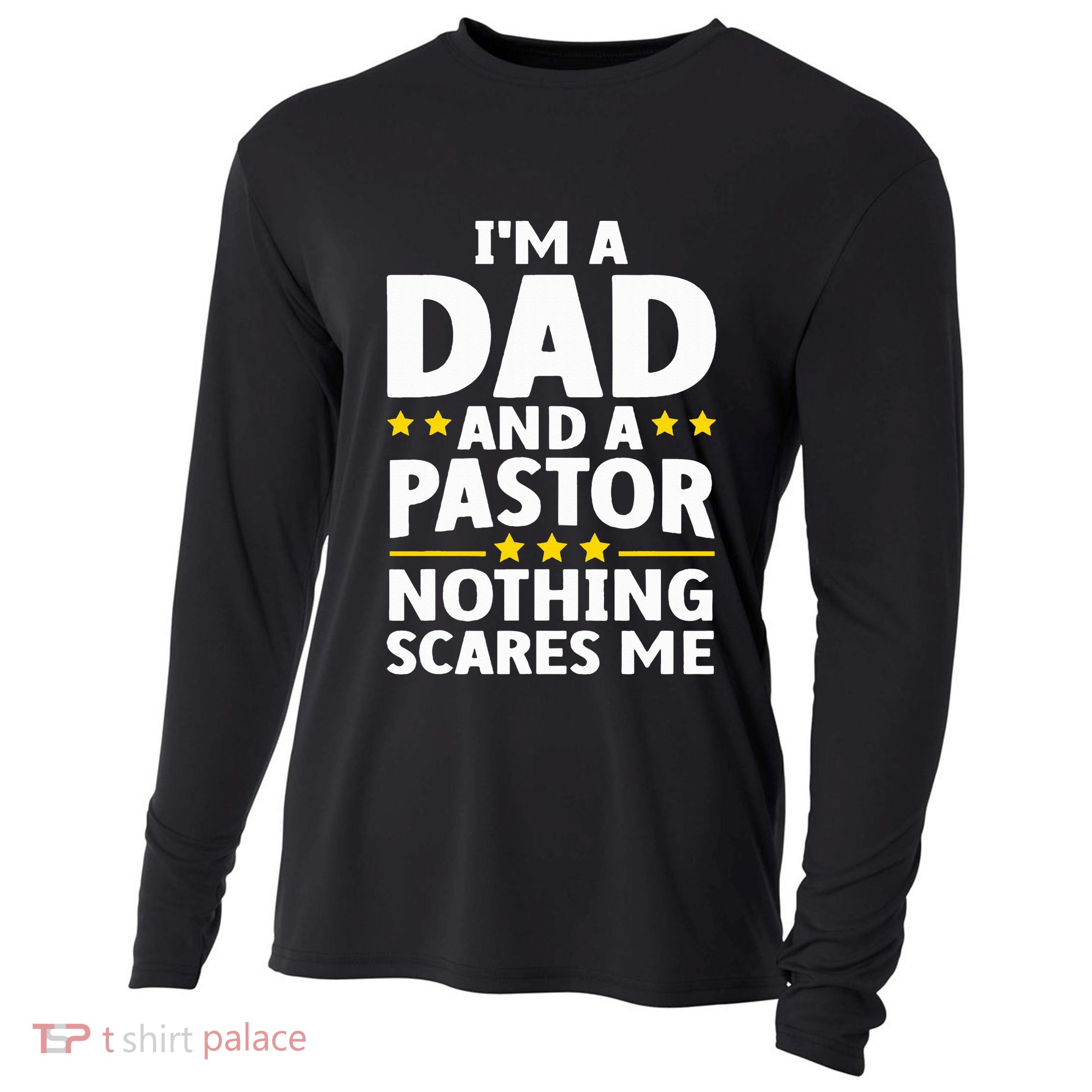 Funny Pastor Appreciation Art For Dad Preacher Christian Cooling Performance Long Sleeve Crew