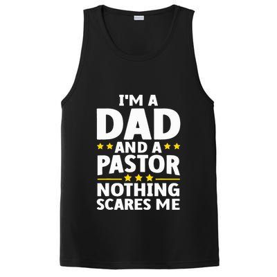 Funny Pastor Appreciation Art For Dad Preacher Christian PosiCharge Competitor Tank