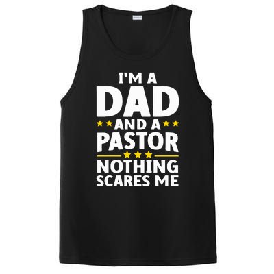 Funny Pastor Appreciation Art For Dad Preacher Christian PosiCharge Competitor Tank