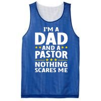 Funny Pastor Appreciation Art For Dad Preacher Christian Mesh Reversible Basketball Jersey Tank