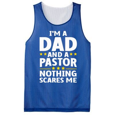 Funny Pastor Appreciation Art For Dad Preacher Christian Mesh Reversible Basketball Jersey Tank