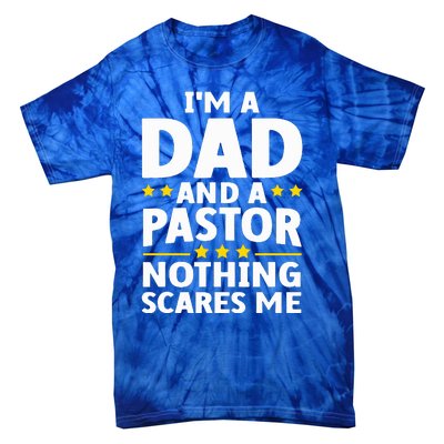 Funny Pastor Appreciation Art For Dad Preacher Christian Tie-Dye T-Shirt