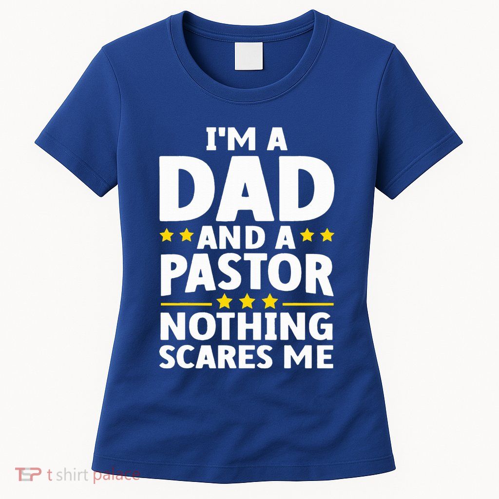 Funny Pastor Appreciation Art For Dad Preacher Christian Womens T-Shirt