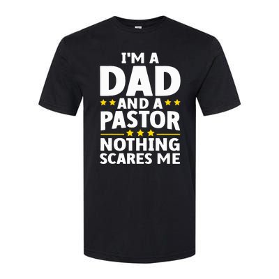 Funny Pastor Appreciation Art For Dad Preacher Christian Softstyle CVC T-Shirt