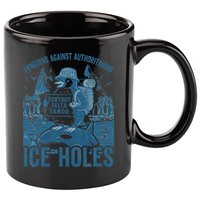 Funny Penguins Against Authoritarian Ice Holes Sarcastic 11oz C Handle Ceramic Mug