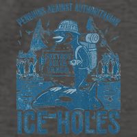 Funny Penguins Against Authoritarian Ice Holes Sarcastic Vector Backpack
