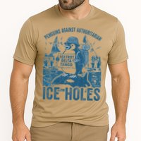 Funny Penguins Against Authoritarian Ice Holes Sarcastic Cooling Performance Crew T-Shirt
