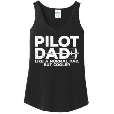 Funny Pilot Art For Dad Aviation Airplane Aircraft Pilot Ladies Essential Tank