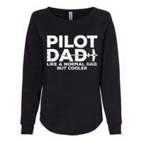 Funny Pilot Art For Dad Aviation Airplane Aircraft Pilot Womens California Wash Sweatshirt