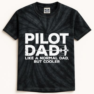 Funny Pilot Art For Dad Aviation Airplane Aircraft Pilot Kids Tie-Dye T-Shirt