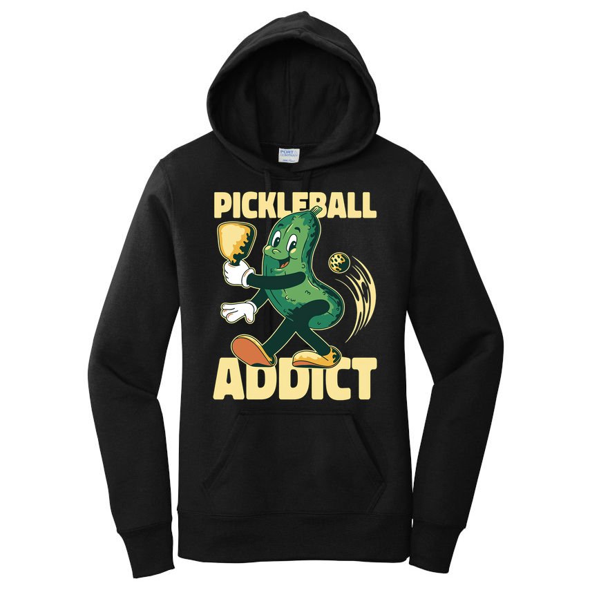 Funny Pickleball Addict vintage friend Women's Pullover Hoodie