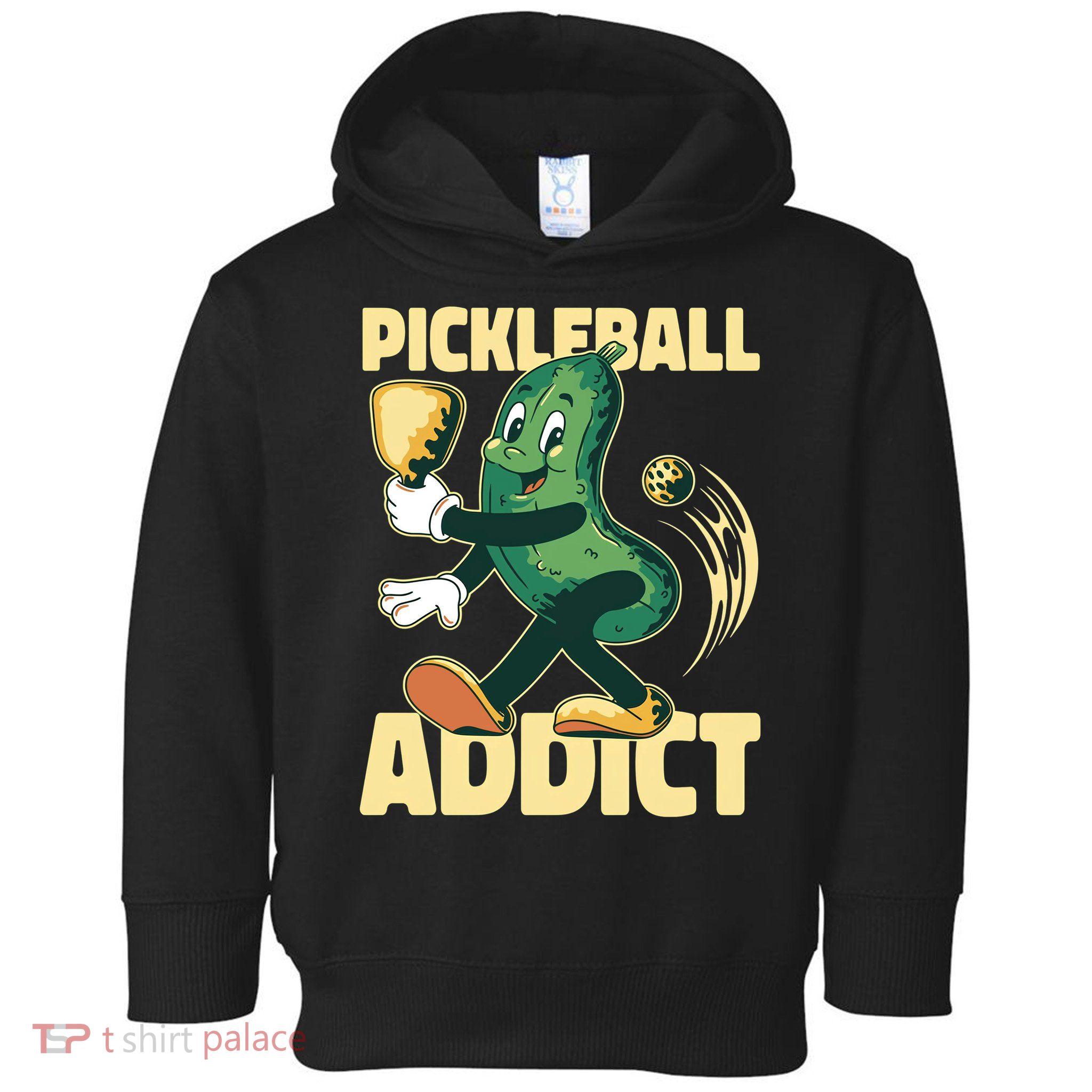 Funny Pickleball Addict vintage friend Toddler Hoodie