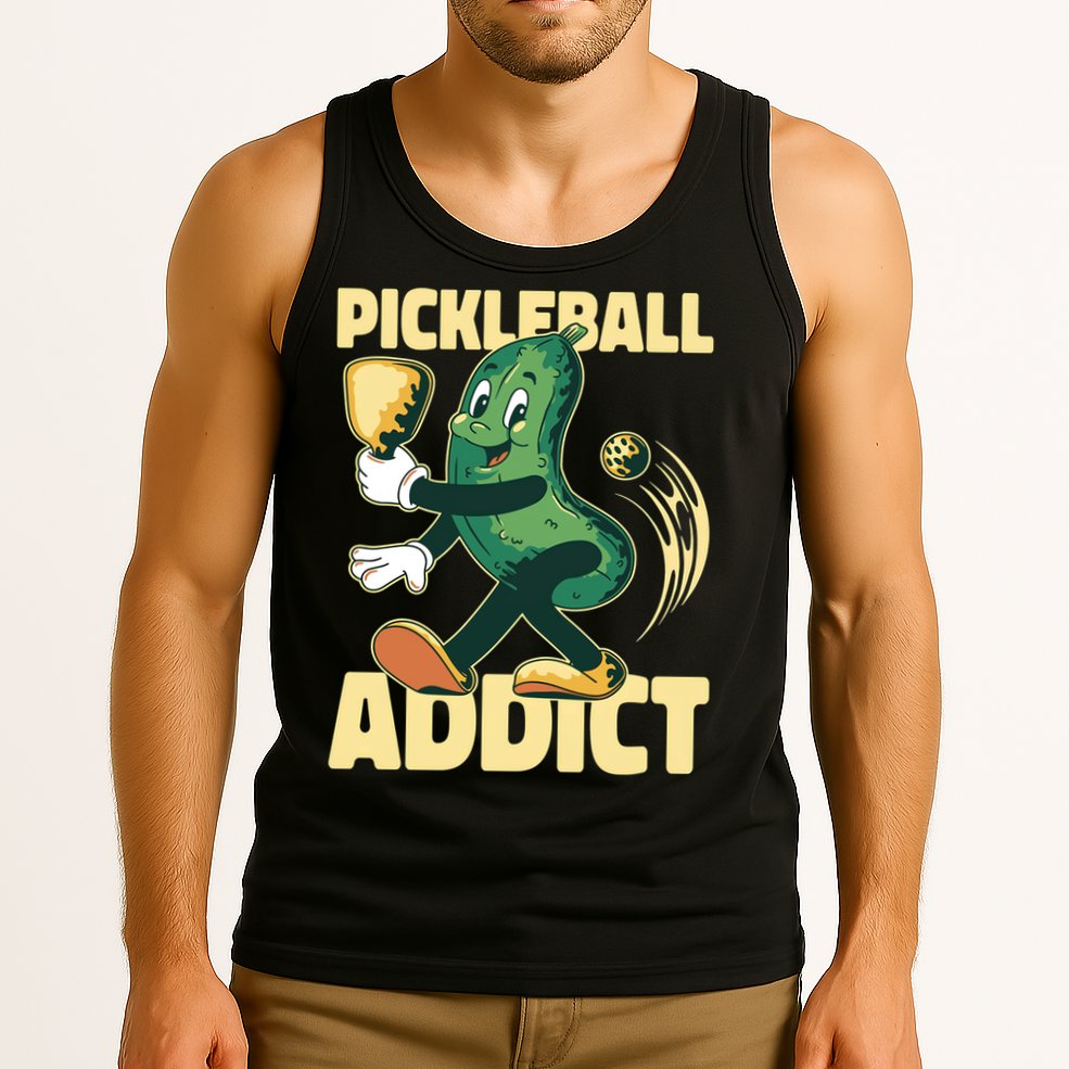 Funny Pickleball Addict vintage friend Tank Top