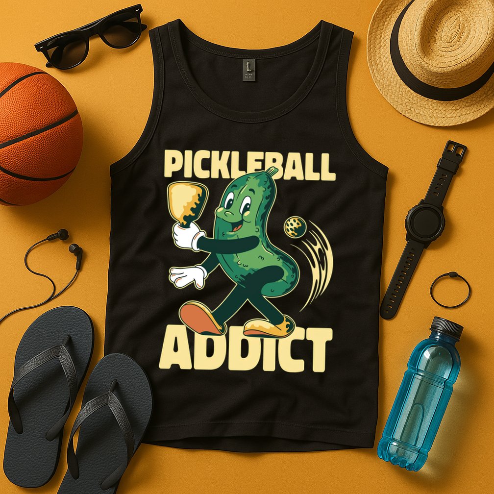 Funny Pickleball Addict vintage friend Tank Top