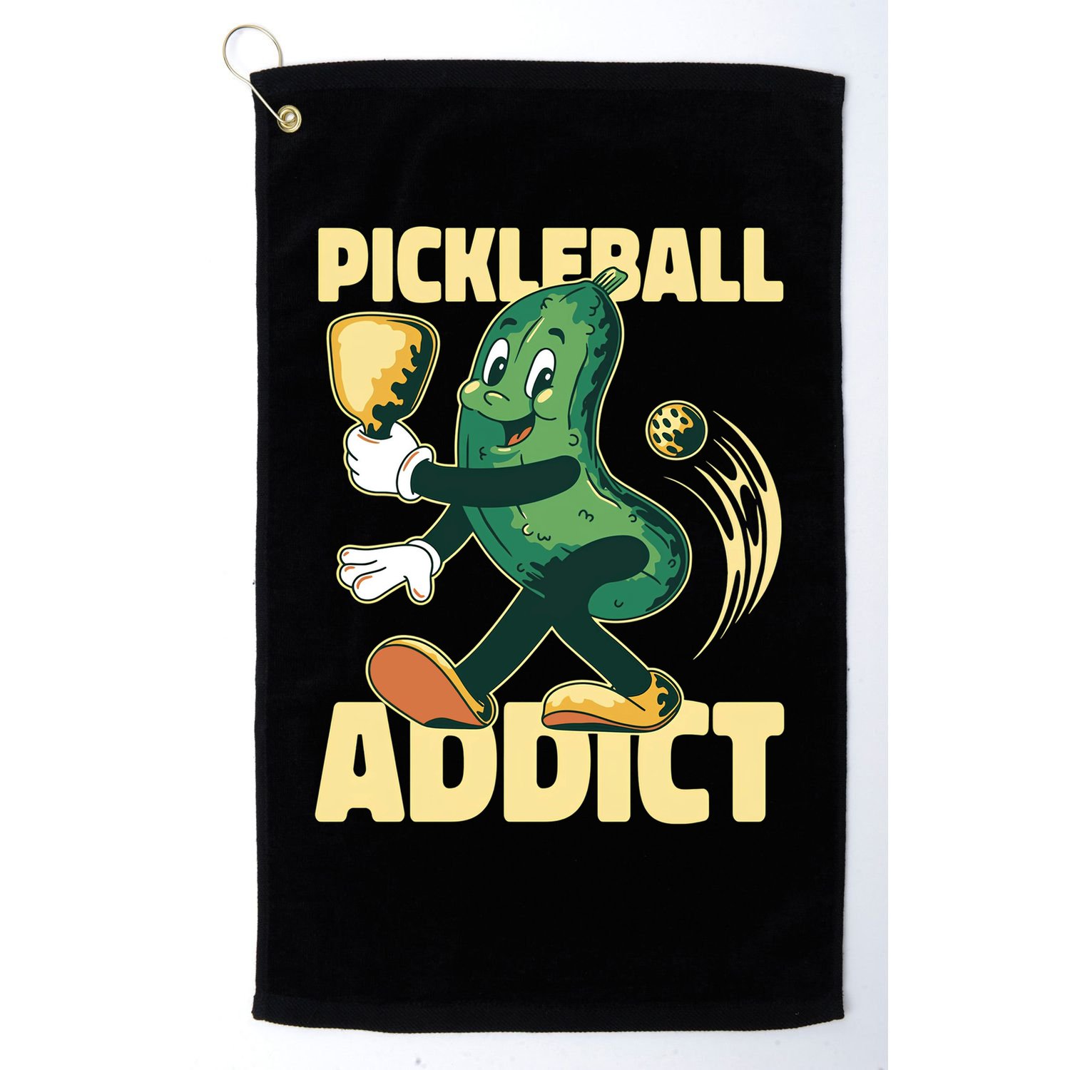 Funny Pickleball Addict vintage friend Golf Towel