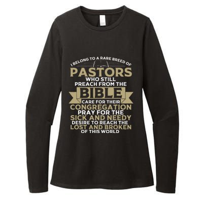 Funny Pastor Appreciation Gift Christian Preacher Womens CVC Long Sleeve Shirt