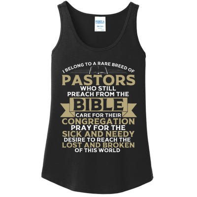 Funny Pastor Appreciation Gift Christian Preacher Ladies Essential Tank